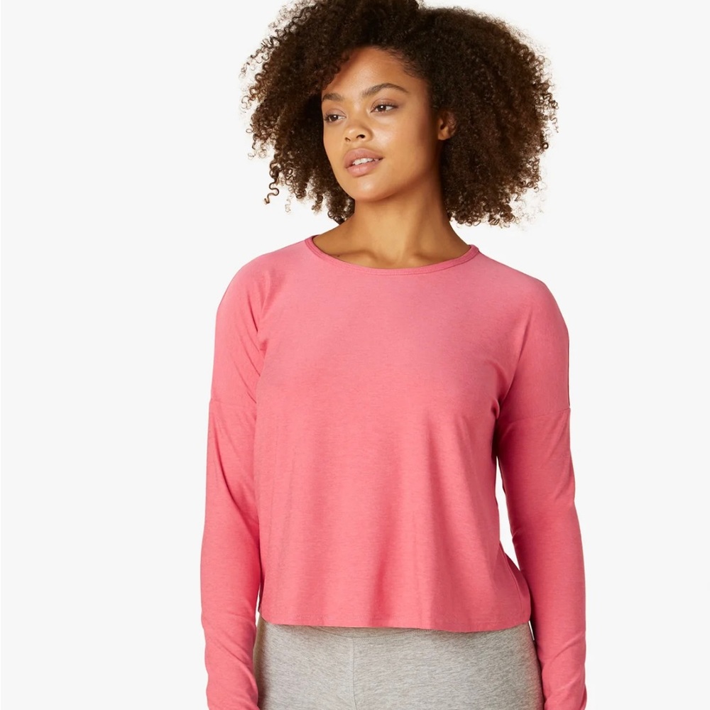 Beyond Yoga Featherweight Morning Light Pullover